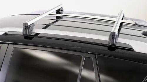 Sherman Relingträger für Jaguar X-Type Wagon 01-09 - Gepäckträger aus hochwertigem Aluminium, abschließbar und schnell montierbar. Perfekt für offene Dachreling mit einer Tragfähigkeit von bis zu 75 kg.