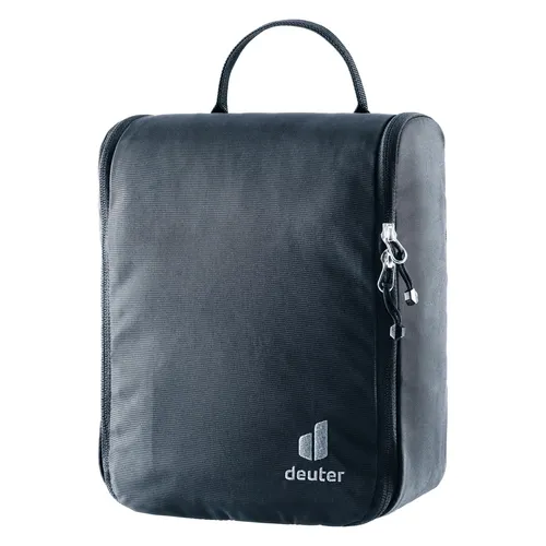 Deuter Reise Waschtasche Wash Center II Black - Reisetasche mit 5 Litern Volumen, ideal für Trekkingtouren. Durchdachte Innenaufteilung und verstaubarer Haken für flexibles Aufhängen machen sie zum perfekten Begleiter.
