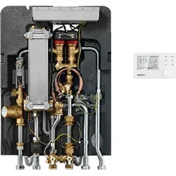 Buderus WS170-35 UE-RC310, Logamax kompakt Wohnungsstation, 35 kW, ungem. HK, UP
