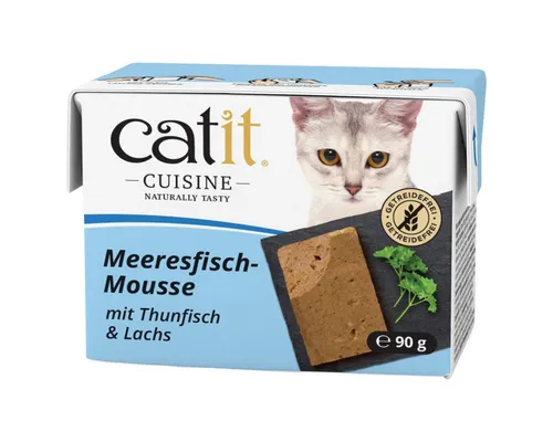 Catit Cuisine Meeresfisch-Mousse mit Thunfisch und Lachs 90 g