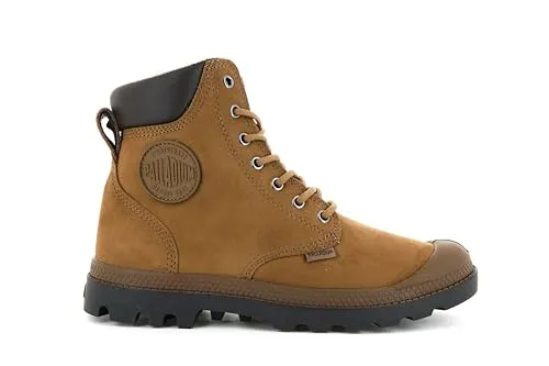 PALLADIUM Uni Stiefelette Pampa Sport Cuff WPS - Wanderschuhe, wasserfestes Nubukleder, versiegelte Nähte und wärmendes Wollfutter für höchsten Komfort und Schutz bei jedem Wetter.