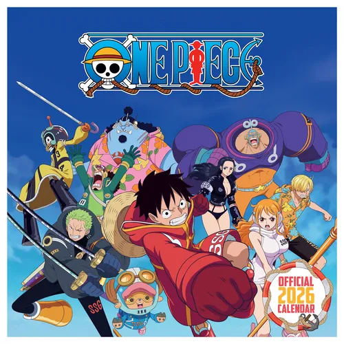Kalender 2026 One Piece Calendar Wandkalender mit Poster 30x30 cm