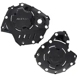 Acerbis Royal Enfield Himalayan 450 X-Power Kit - Schwarz - Motorradzubehör mit robustem Schutz für Kupplungs- und Zündungsabdeckungen, ideal gegen Stöße und Schmutz. Einfache Montage und kompatibel mit Acerbis-Motorschutzplatten.