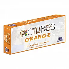 PD-Verlag PDV727 Pictures Orange Erweiterung - Gesellschaftsspiel für Kinder ab 8 Jahren, erweitert das Spiel mit neuen Materialsets für noch mehr Kreativität und Spaß.