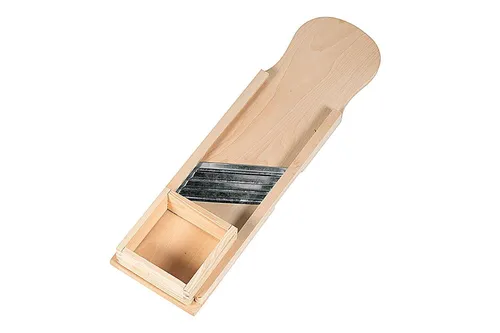 KRAUTHOBEL 3 KLINGEN 55,5X18,5CM 121478 – Edelstahl & Holz