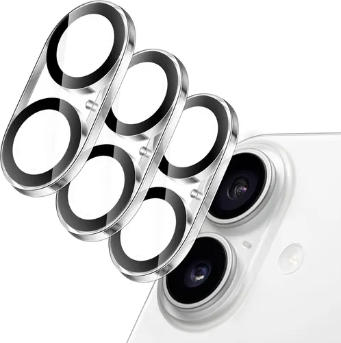 3X 3D Kameraglas für Apple iPhone 16 / 16 Plus Schutz Linse Hartglas 9H