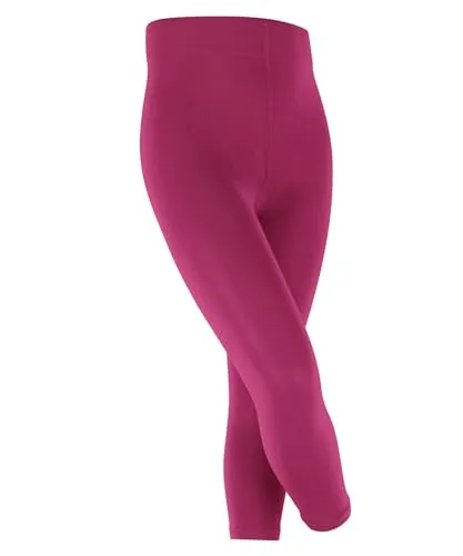 FALKE Unisex Kinder Leggings Cotton Touch K Le Baumwolle, Lila Fuchsia 8856 - Leggings für Mädchen aus hautsympathischer Bio-Baumwolle, ideal für empfindliche Haut. Mit elastischem Bündchen für optimalen Halt und hohen Tragekomfort, perfekt für Alltag und besondere Anlässe.