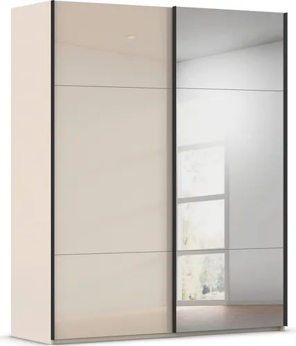 Schwebetürenschrank RAUCH CONTIDO – Beige mit Spiegeltür