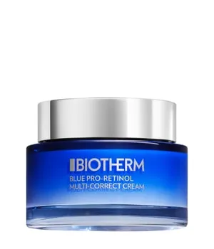 Biotherm Blue Pro-Retinol Multi-Correct Cream 75 ml - Gesichtscreme mit leistungsstarkem Retinol für sichtbar jüngere und geschmeidige Haut. Hydratisiert intensiv, mildert feine Linien und gleicht den Hautton aus.