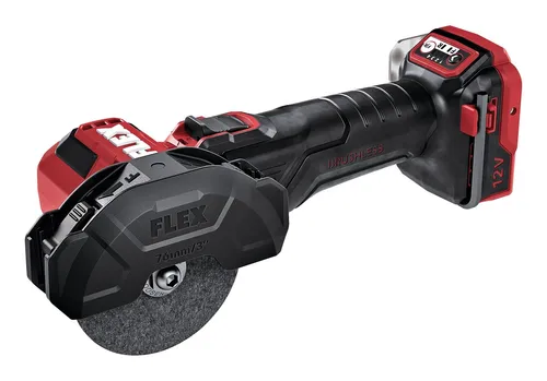 Produktbild FLEX Akku Mini-Winkelschleifer LBE 76 12-EC mit 2 Akkus