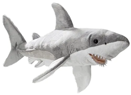 Carl Dick Hai Plüschtier 50cm - Hochwertiges Stofftier in Hai-Form, ca. 50cm lang, antiallergisch und schwer entflammbar. Ideal zum Kuscheln und Spielen, perfekt für kleine Abenteurer.