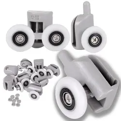 Duschkabinenrollen Rollen Set 8 Stück 25 mm