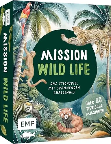 Kartenspiel: Mission: Wild Life. Das Stichspiel mit 128 Karten und über 80 spannenden Challenges von 10 bis 100 Jahren