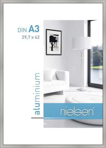 Produktbild Alurahmen Classic 29,7x42 cm silber matt