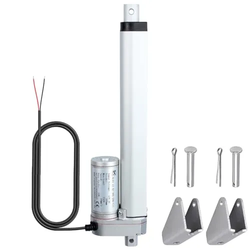 Justech Linear Actuator Motor Linearantrieb Linearmotor Verstellantrieb Toröffner 12v DC 750N 200mm