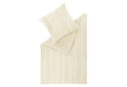 ESPRIT Winter Bettwäsche FLANELL Creme 140 x 200 cm - Bettwäsche aus 100 % Baumwolle, weich und wärmend für kuschelige Nächte im Winter. Mit praktischem Reißverschluss und feiner Logostickerei für einen exklusiven Look.