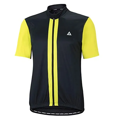 Airtracks Funktions Fahrradtrikot Kurzarm Pro Line II - Schwarz-Neon - XL - Radsport-Trikot für Herren, aerodynamische Passform und schnelltrocknendes Material für optimalen Komfort beim Rennradfahren, ideal für heiße Tage.