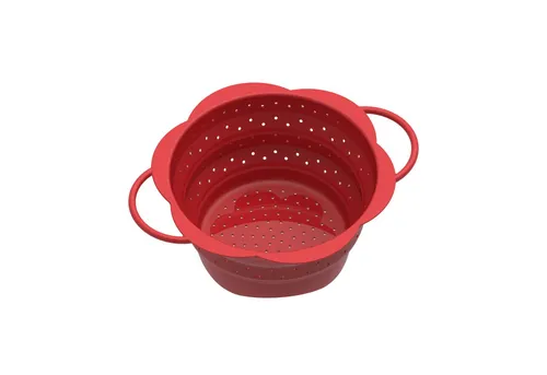 Kochblume Küchensieb Faltsieb S Rot