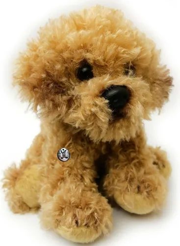 Doodle Kuscheltier Hund Labradoodle Pudel Plüschtier Schnuffelhund PEACHI