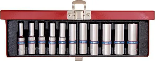 King Tony 2511MR - Punkte de tiefes Rohr, 1/4 de Zoll, Satz de 11