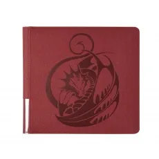 Dragon Shield Zipster Binder XL - Blood Red - Ordner für Sammelkarten mit 24 Taschen und Reißverschluss, bietet Platz für bis zu 576 Standardkarten, ideal für Sammler und Spieler.