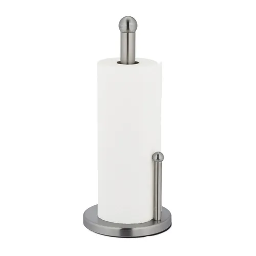 Küchenrollenhalter & -spender Silber von Relaxdays