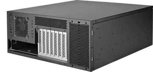 SilverStone Technology RM46-502-I, 4HE-Einschubgehäuse - PC-Gehäuse mit austauschbarem Design, 8 PCI-Steckplätzen und Unterstützung für 280-mm-Kühler, ideal für flexible Konfigurationen.