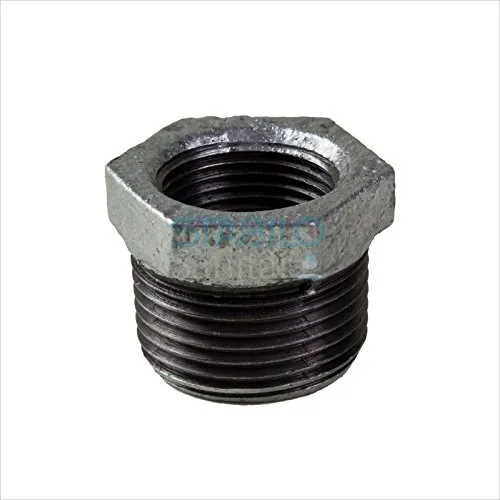 Stabilo-Sanitaer Temperguss Reduzierstück Redstück Reduzierung Übergangsstück Übergang 1 1/2 Zoll AG auf 3/4 Zoll IG