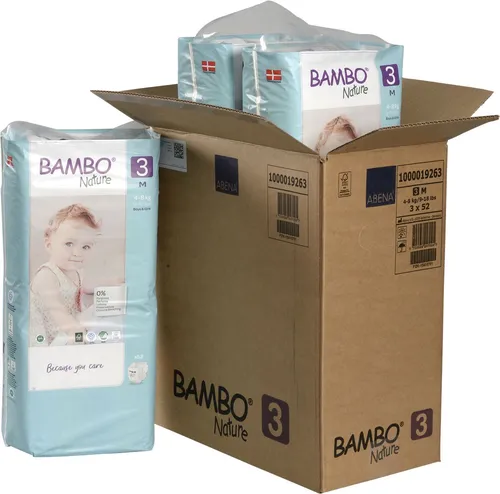 Bambo Nature Babywindeln Gr. 3 Midi [M] 4-8kg