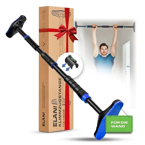 ELANI Klimmzugstange für Wandmontage 115-140 cm