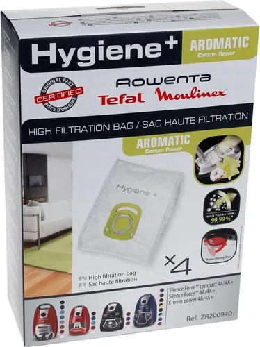 SEB - Staubsauger- Beutel - AROMATIC (Verp. 4St.) - ZR200940