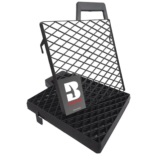 BAUSTER® 5er Set Abstreifgitter Kunststoff 255×215 mm – Farbabstreifer für Farbwalzen – Abtropfgitter für Farbeimer – Praktisches Malerzubehör für sauberes Arbeiten beim Streichen