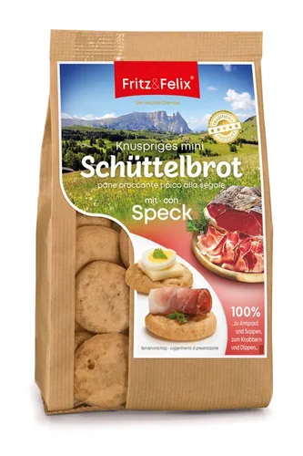 Family Happys mit Schinkenspeckstücken 125 gr. - Fritz & Felix