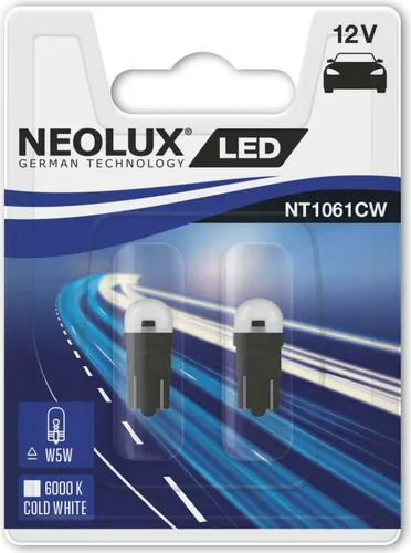 Led W5W Nt1061Cw 12V 0,5W 6000K