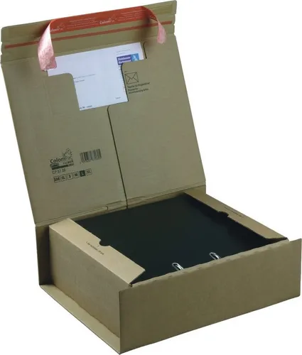 COLOMPAC Versandkarton Versandkarton 330x290x120mm selbstklebend braun