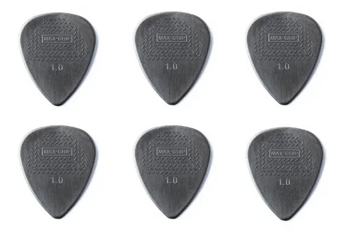 Dunlop Nylon Max Grip Plektren 1,00 mm (6 Stück oder 12 Stück)