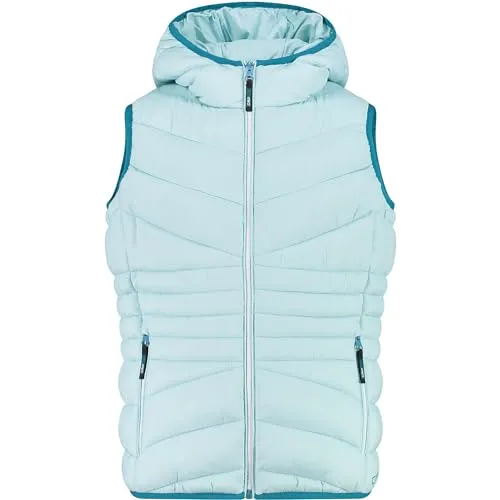 CMP Kinder Hoodie Weste, acqua, 104