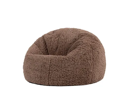 icon Sitzsack Kinder „Natalia“, Fleece, 80x45cm, braun, Made in Germany