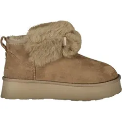 LAURA BIAGIOTTI Damenstiefel Braun - Elegante Micropelz Stiefeletten in Größe 38 - Modische Damenstiefel aus hochwertigem Micro-Material, ideal für den Winter. Mit warmem Innenfutter und stilvollem Logo-Detail für einen eleganten Look. Perfekt für Frauen, die Komfort und Stil schätzen.