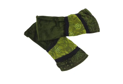 KUNST UND MAGIE Armstulpen Kunst&Magie Damen Samt Armstulpen Stulpen Handwärmer Handschuhe+Spitze