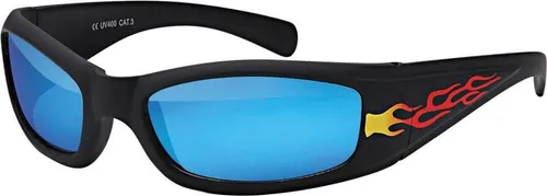 Gil Jungen Kinder Sonnen Brille Designer Modern Cool Abgefahren 30406 Blau Schwarz