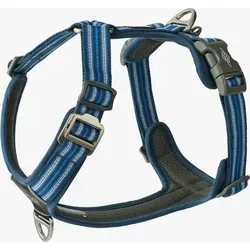 Dog Copenhagen V3 Comfort Walk Air Geschirr Ocean Blue XS - Robustes und leichtes Geschirr mit atmungsaktiver Polsterung. Schmutz- und wasserabweisend, einfach anzupassen. Ergonomisches Design für hohen Tragekomfort und Sicherheit im Alltag.