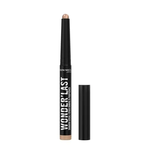 Rimmel Wonder'Last 004 Soft Bubbles Lidschattenstift, lebendige und wirkungsvolle Farbe, einfach aufzutragen, angenehme Textur, ultra-cremige Formel, vegane Formel, 1,64 g