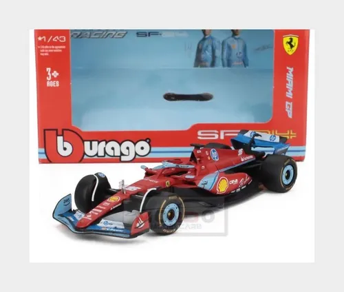 1:43 BURAGO Ferrari F1 Sf-24 #16 Miami Gp 2024 Charles Leclerc BU36844-L-MIAMI M