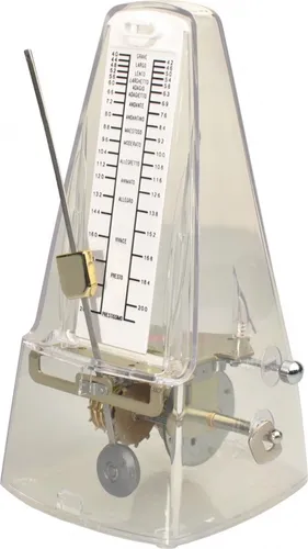 Steinbach Metronom mit Glocke mechanisch transparent von Steinbach