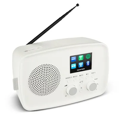 Medion® LIFE Internetradio IRE-1 (MD89318) – DAB+ & Bluetooth - Vielseitiges Internetradio mit DAB+ und Bluetooth 5.2 für kabellosen Musikgenuss. Kompakt und leistungsstark, ideal für jeden Raum.