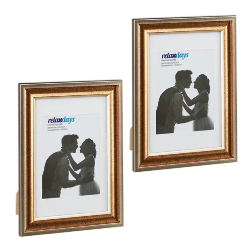 Bilderrahmen 20x30 cm, Fotorahmen, Wandbilderrahmen 2er Set, Wechselbilderrahmen