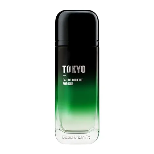 Dicora Urban Fit Tokyo for HIM Eau de Toilette für Herren, moderner Duft mit Ingwer und Bergamotte, frischer und langanhaltender Duft, Größe 150 ml