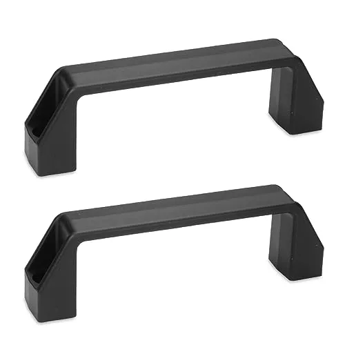 Ganter Normelemente | 2 Stück | Bügelgriffe - GN 528-PA-94-6,5-SW | Kunststoff Polyamid | Bohrungsabstand: 94 mm