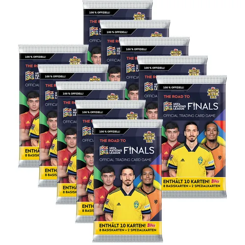 Produktbild Road to 2022 UEFA Nations League Trading Cards - 10 Booster